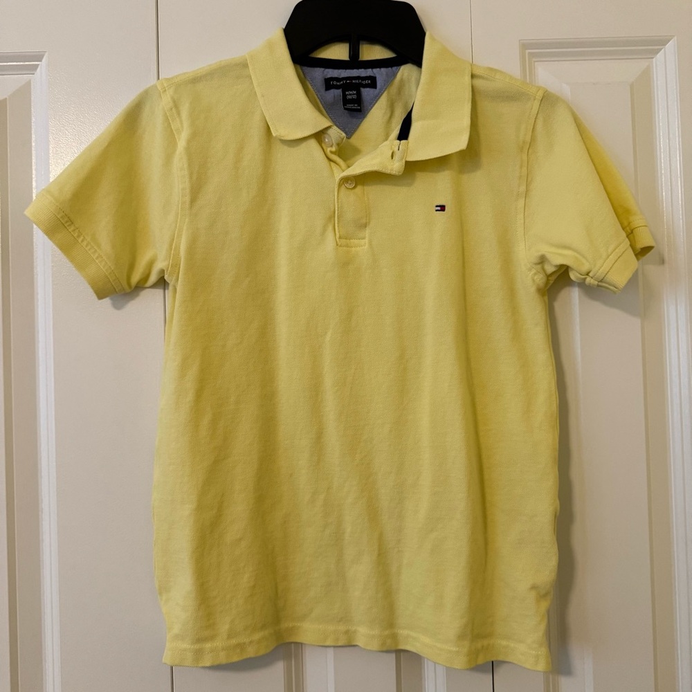Boys Tommy Hilfiger Vibrant Yellow Polo